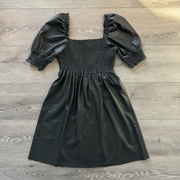7 For All Mankind Faux Leather Dress - Picture 2 of 2